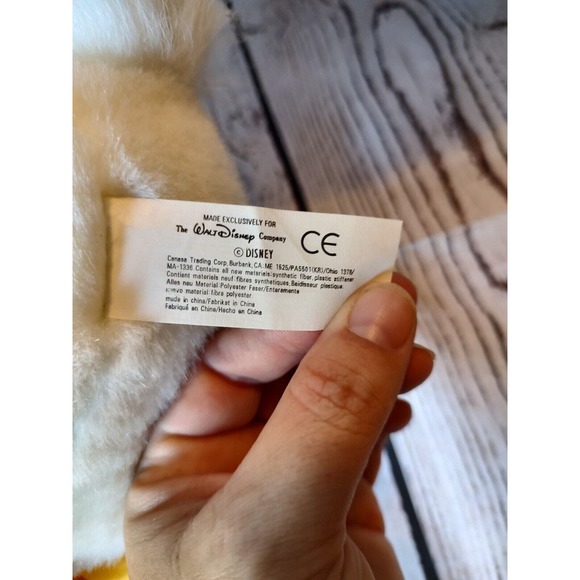 The Disney Store Vintage Donald Duck Plush Stuffed Animal Mattel Toys 1990’s - Picture 5 of 7